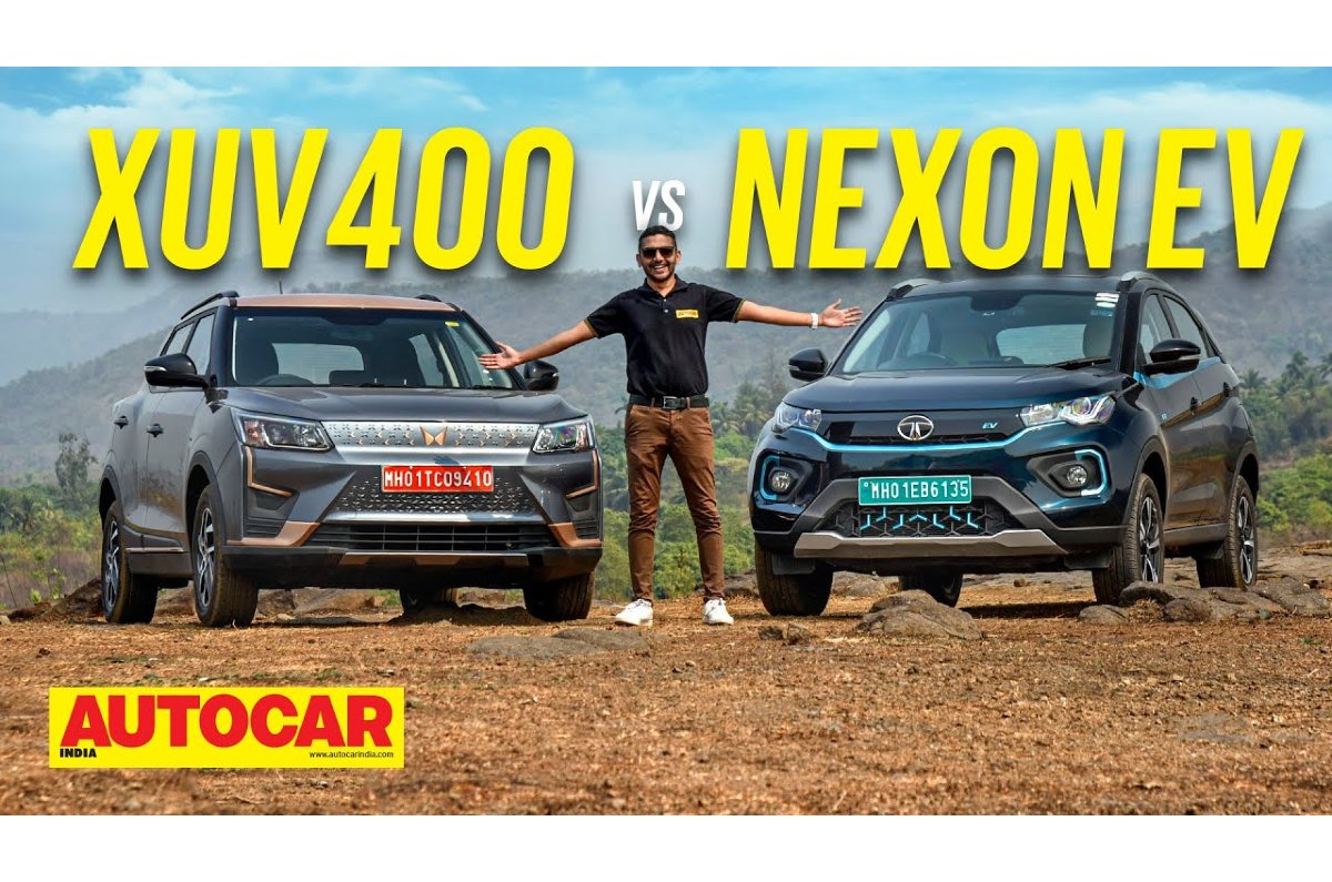 Mahindra XUV400 vs Tata Nexon EV video comparison