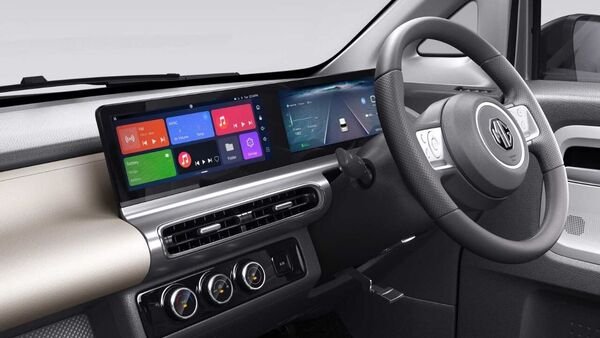 MG Comet EV shows off its dual screens ahead of launch this month