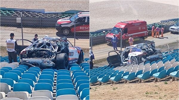 Scary: Race car lands in spectator area after high-speed crash during WEC