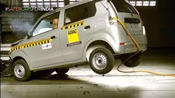 In pics: Maruti WagonR terribly fails in Global NCAP crash test